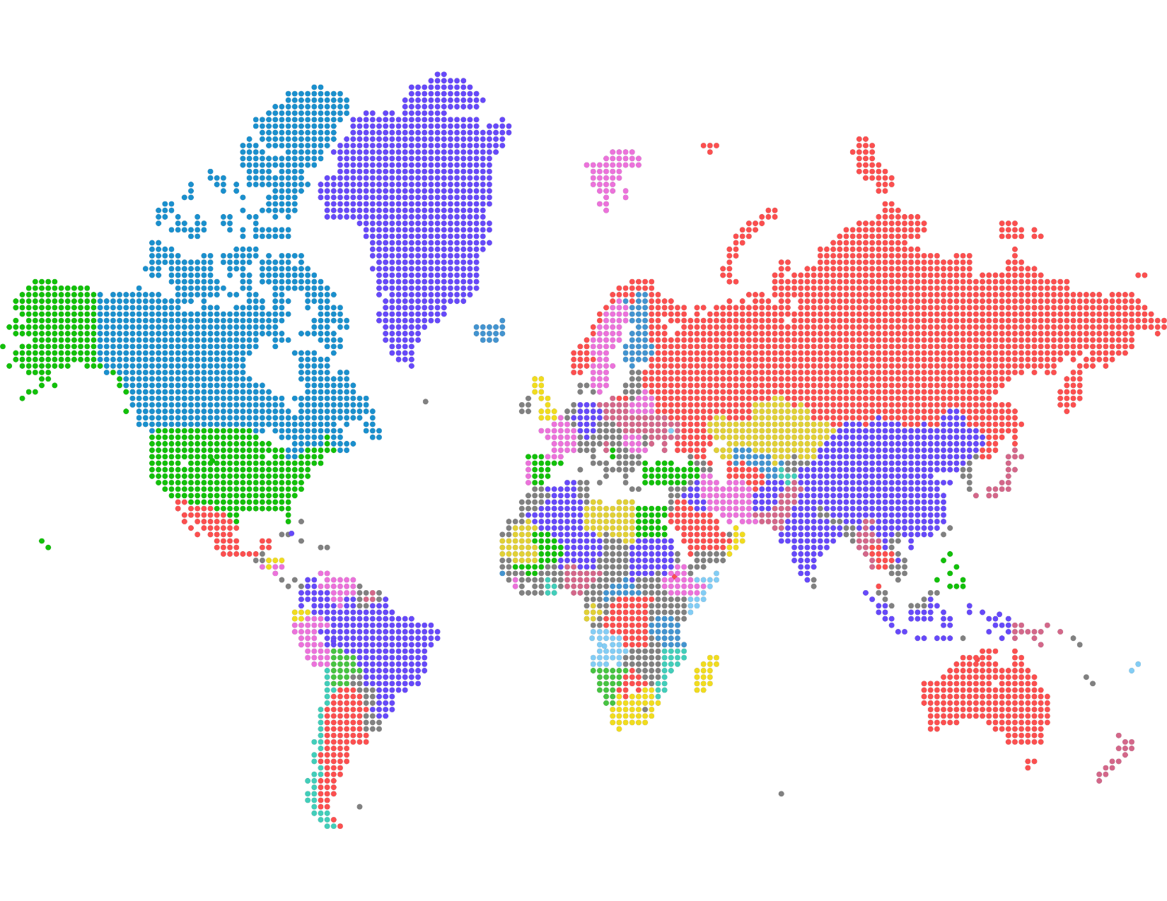 Endless Confetti Listener World Map